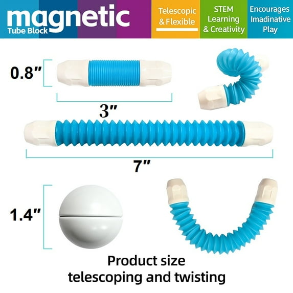 flexible Magnetic Tube Blocks