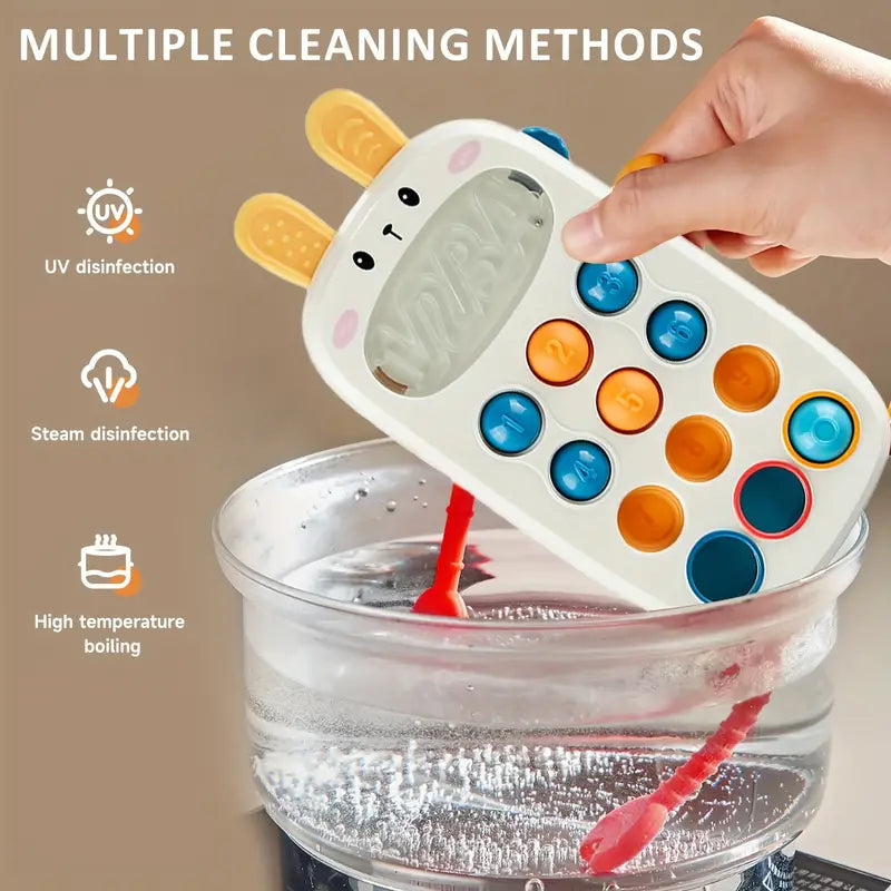 Kids Realistic Phone Pull String Activity Toy