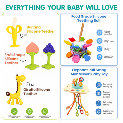 Little Explorer Sensory Development Hamper (Set of 3 )