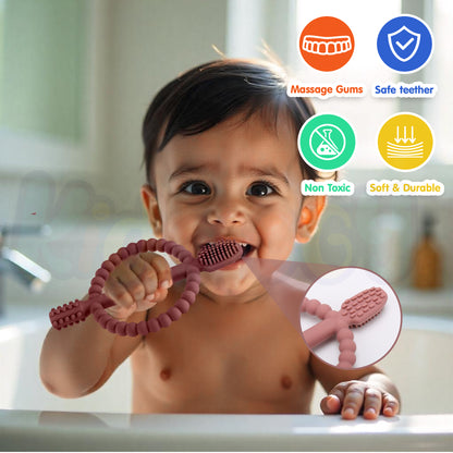 Silicone Baby Toothbrush Teether