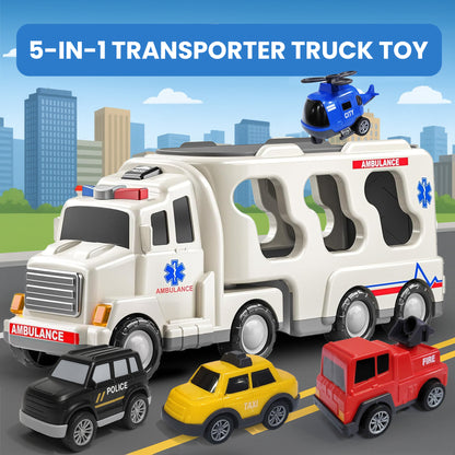 5 in 1 Ambulance Truck Toy Set