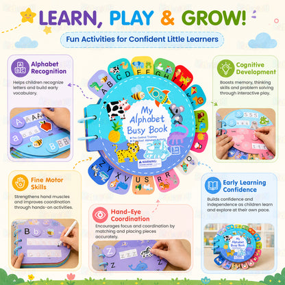 Alphabet Busy Book for Kids