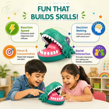 Crocodile Teeth Biting Finger Toy