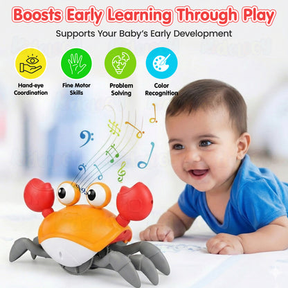 Dancing Musical Crawling Crab Baby Toy