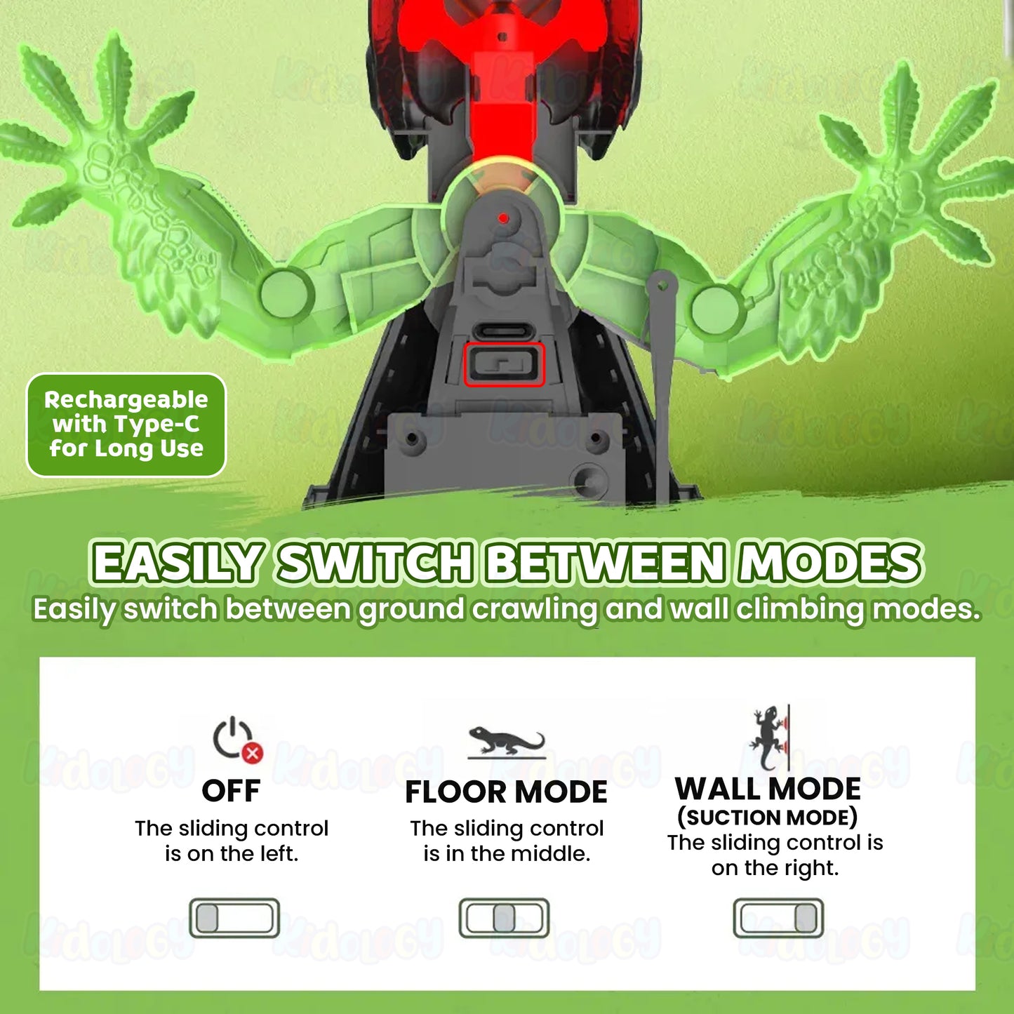 Wall Climbing Lizard RC Toy