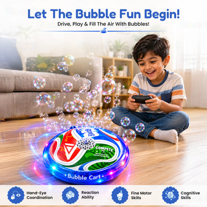 Remote Control Bubble Cart with LED Lights