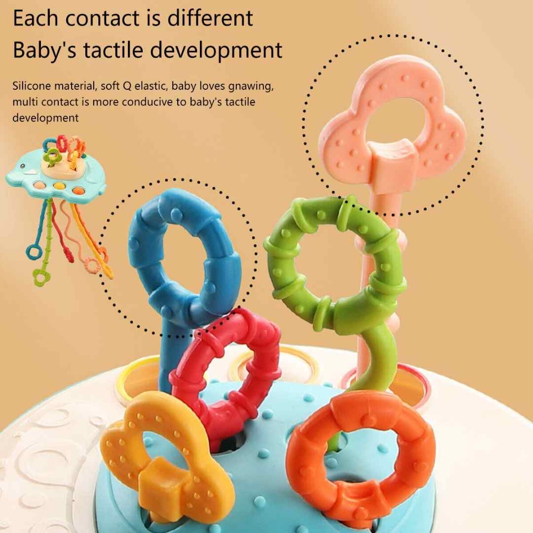 Silicone Pulling String Toy