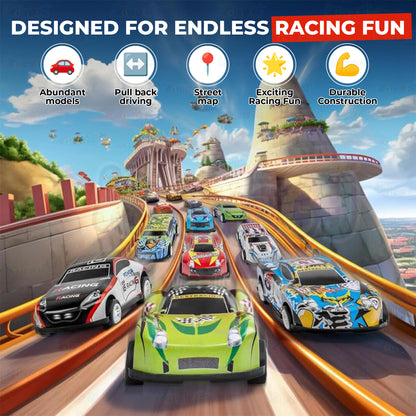 48PCS Die-Cast Pull Back Cars Set