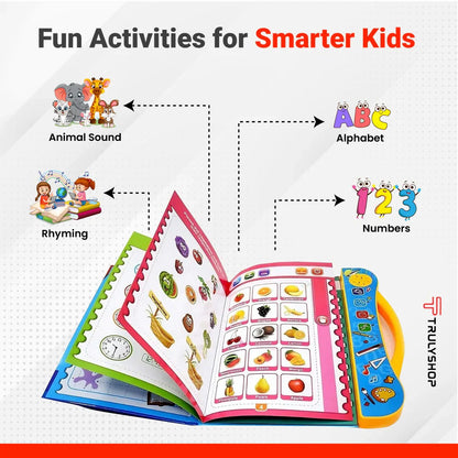 Children’s Interactive English Letters & Words Learning Book