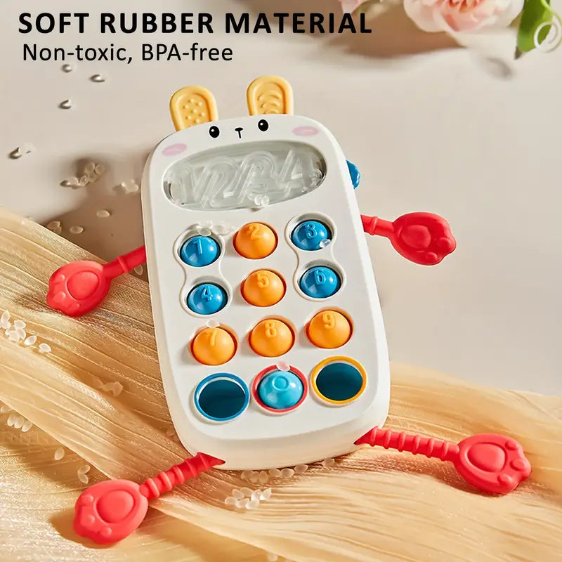 Kids Realistic Phone Pull String Activity Toy
