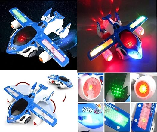 Automatic Deformation Airplane With Light & Music