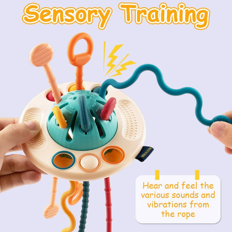 Silicone Pulling String Toy