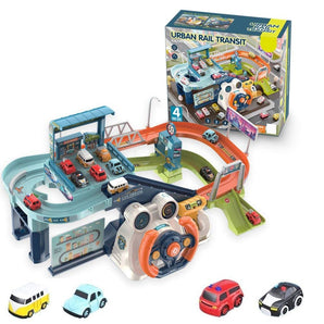 Garage & Urban Rail Transit with Realistic Steering Wheel