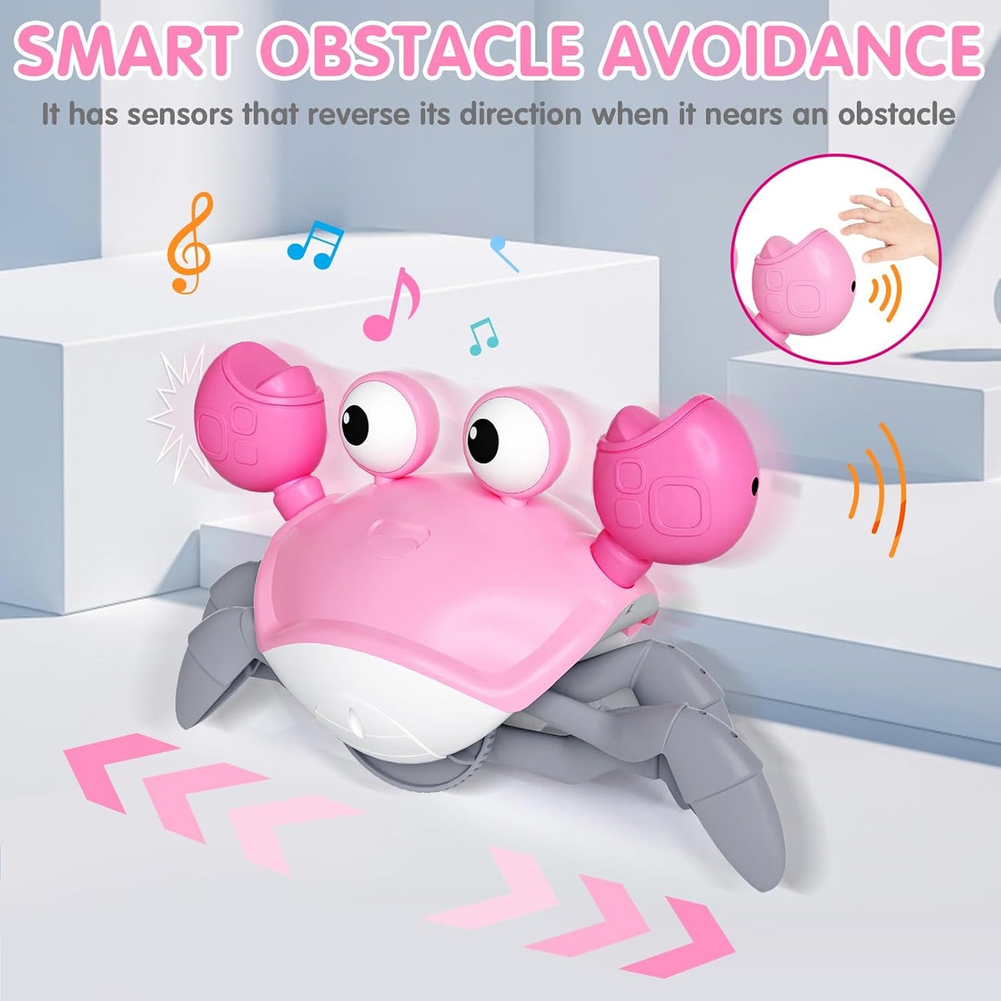 Dancing Musical Crawling Crab Baby Toy
