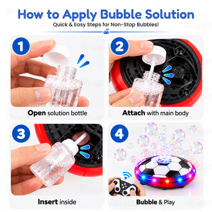 Remote Control Bubble Cart with LED Lights