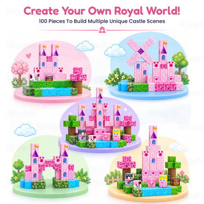 Magnetic Builder Blocks Unicorn Edition 100 Pcs by Kidology, view 6
