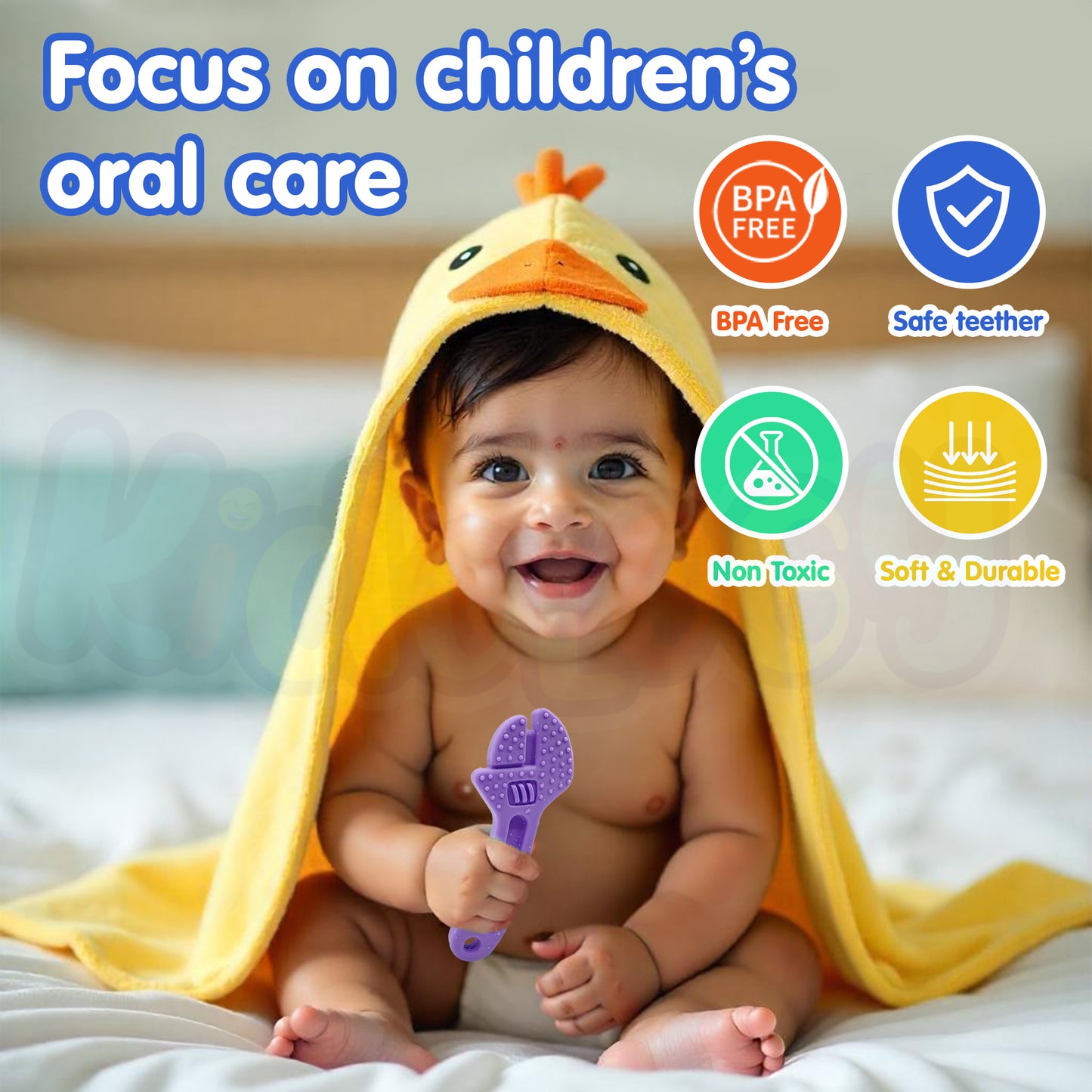 Silicone Baby Chew Teether Toy