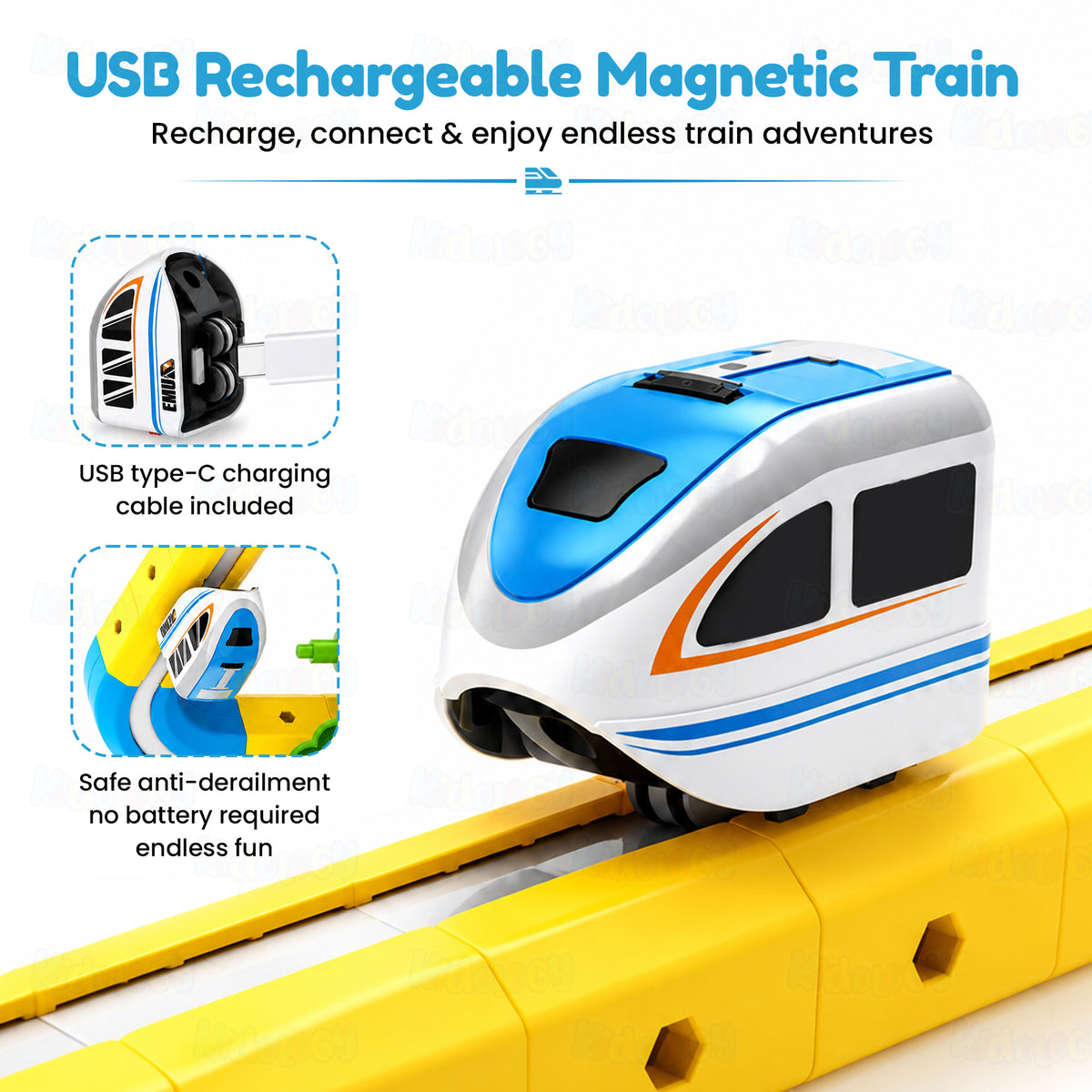 Magnetic Monorail DIY Versatile Track Car