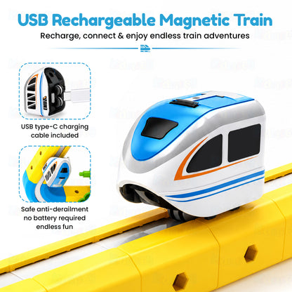 Magnetic Monorail DIY Versatile Track Car