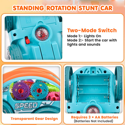 Speedlite Dynamic Gear-Powered Car