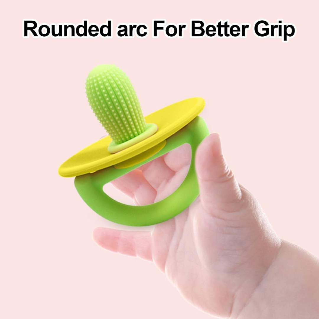 Soft Silicone Cactus Baby Teething Toy - Set of 2
