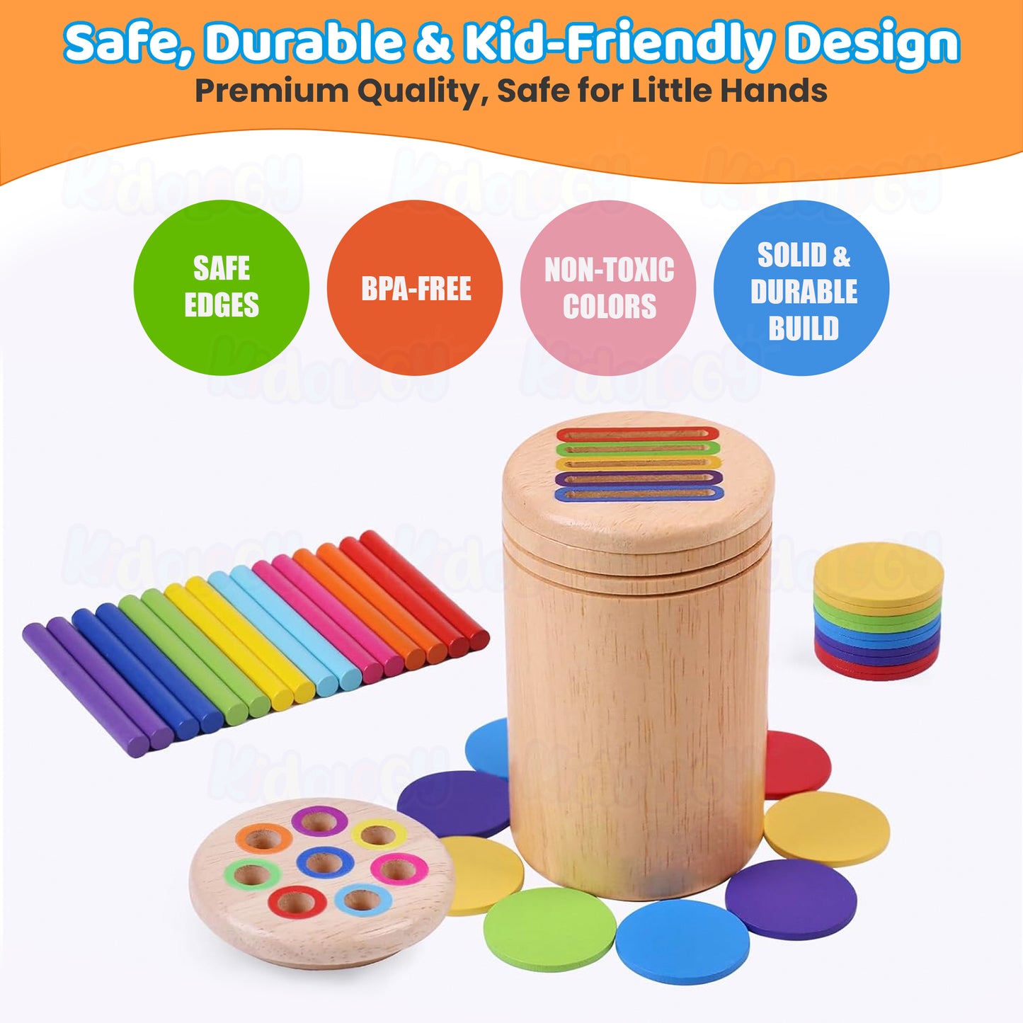 3 in 1 Activity Montessori Wooden Toy