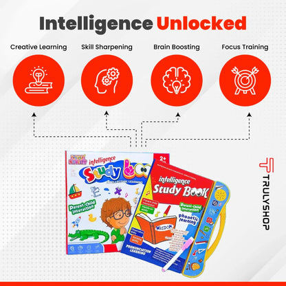 Children’s Interactive English Letters & Words Learning Book