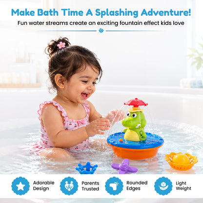 Fountain Crocodile Bath Toy by Kidology, view 7