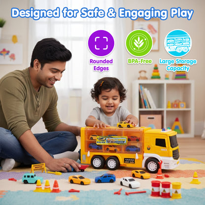 Transforming Car Parking Lot Playset
