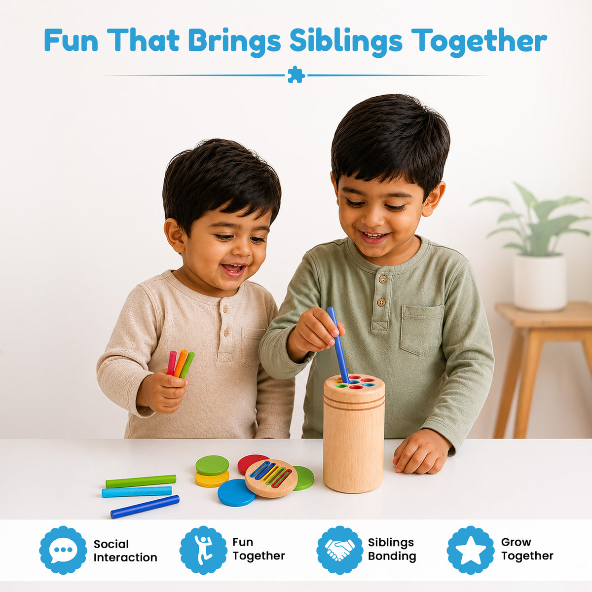 Multi Activity Montessori Wooden Toy