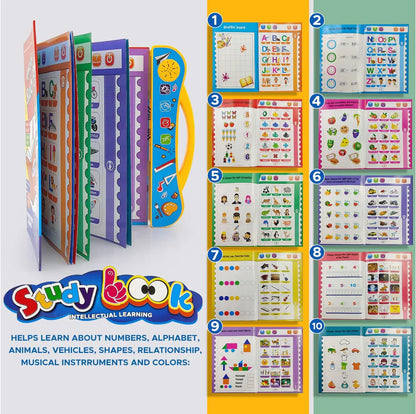 Children’s Interactive English Letters & Words Learning Book