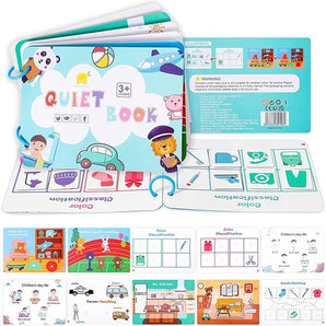 Montessori Quiet Book Pack of 3