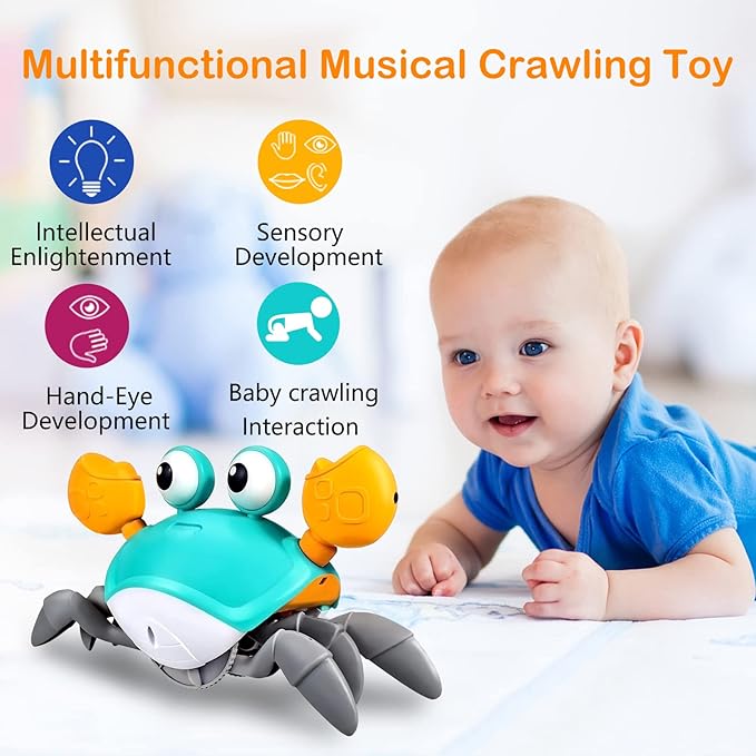 Dancing Musical Crawling Crab Baby Toy