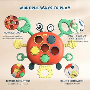 Crab Shape Silicone Sensory Toy