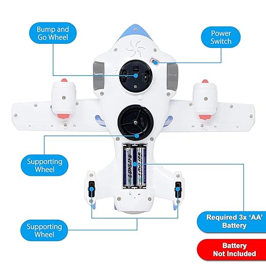 Automatic Deformation Airplane With Light & Music