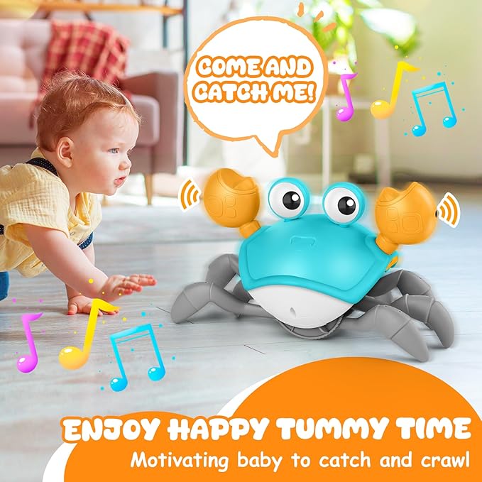 Dancing Musical Crawling Crab Baby Toy