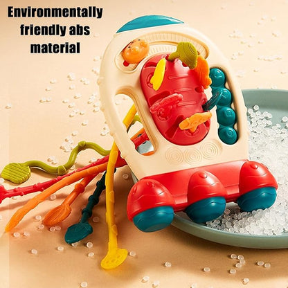 Baby Pull String Sensory Finger Rocket Toy