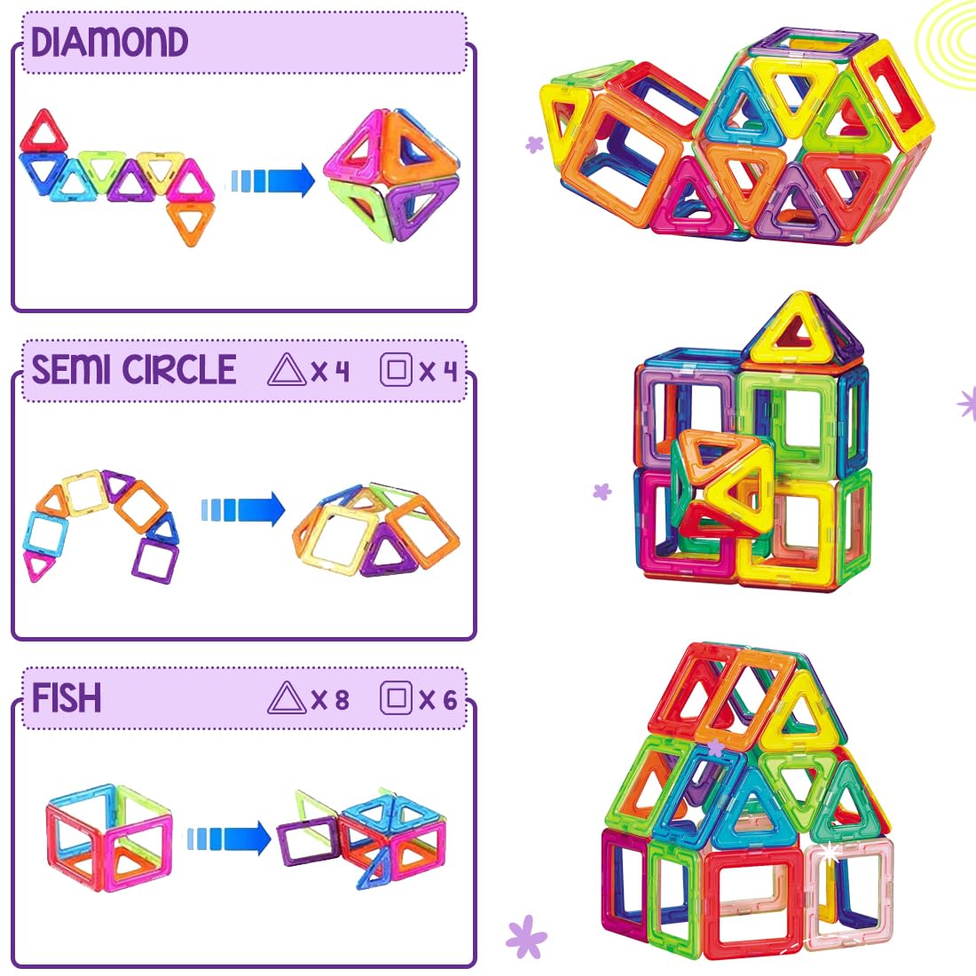 Magnetic Blocks STEM Toy