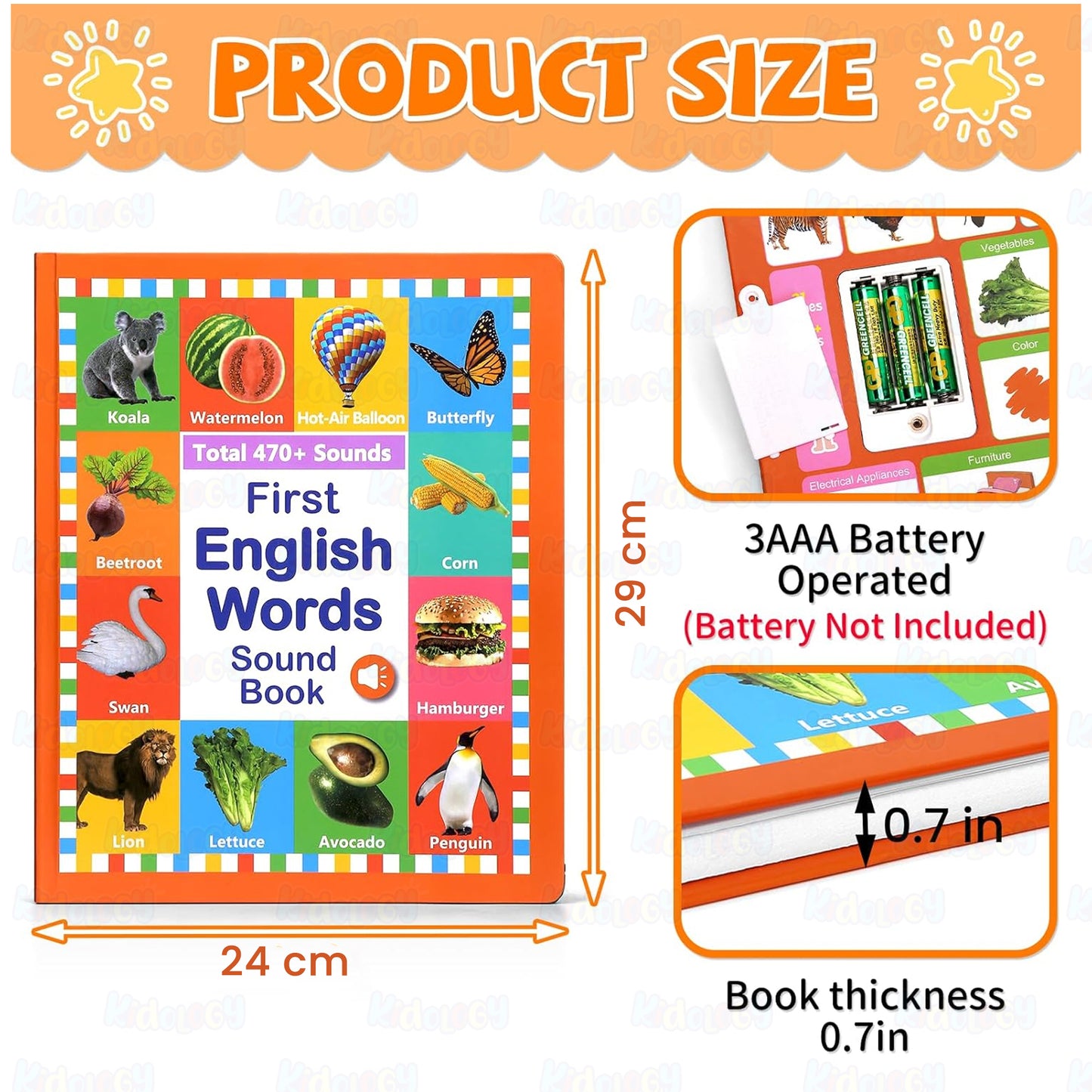 First English Words Sound Book