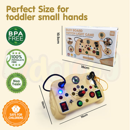 Montessori LED Light Switch Busy Board
