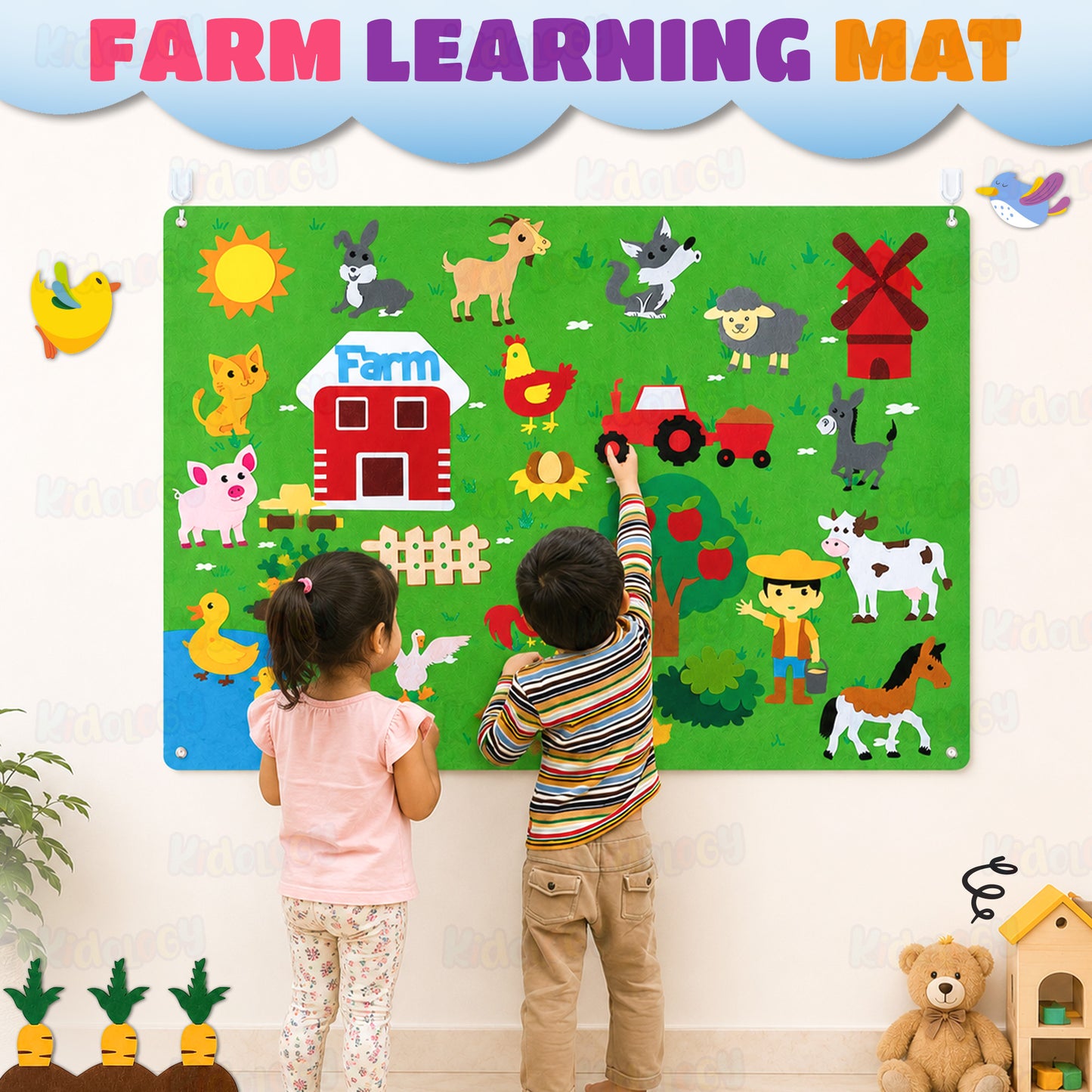 Montessori Felt Story Board Set