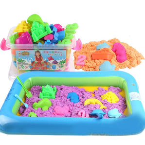 Kids Kinetic Sand Box with Shape Mold Model