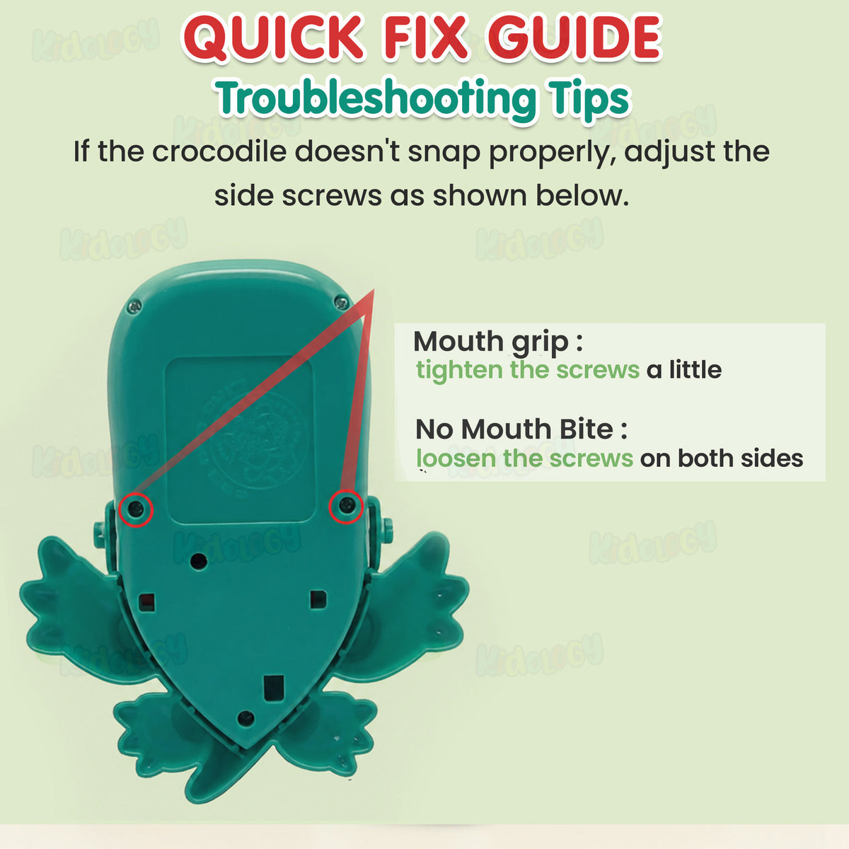 Crocodile Teeth Biting Finger Toy