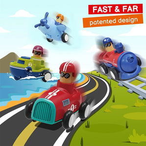 Bonkerheads Push & Go Play Cars