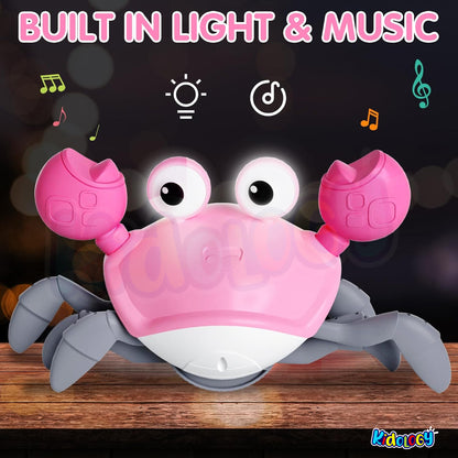 Dancing Musical Crawling Crab Baby Toy