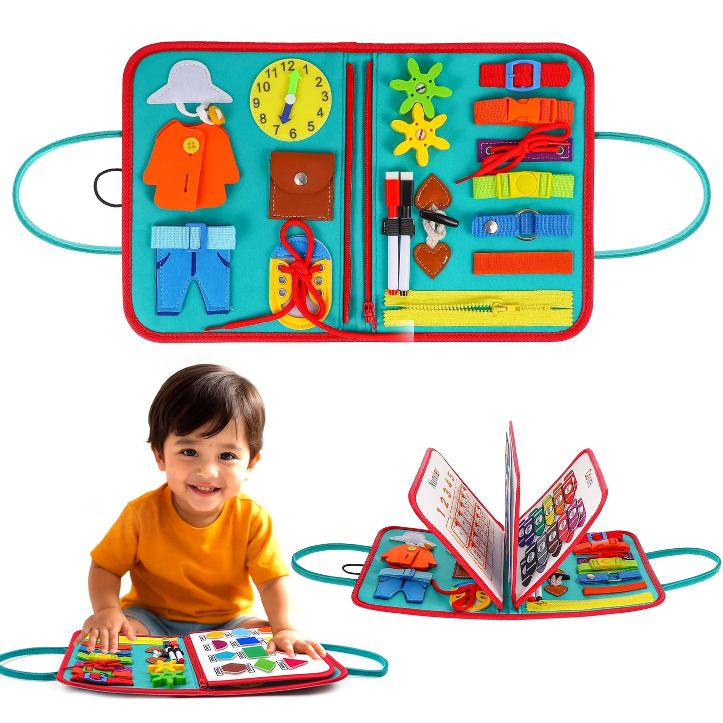7 in 1 Educational Busy Book