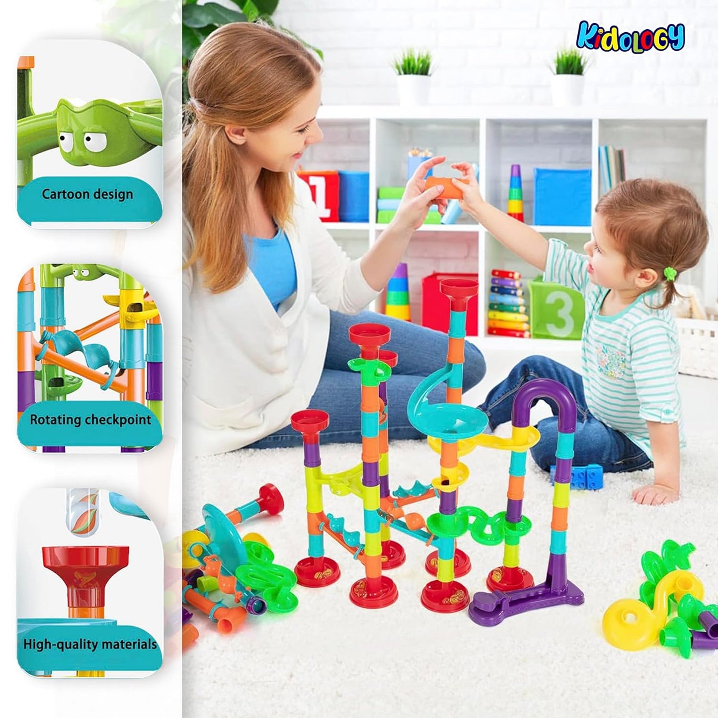 Marble Run Race Track Play Set