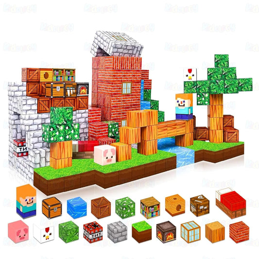 Magnetic Creative Builder Blocks ( 100 PCS )