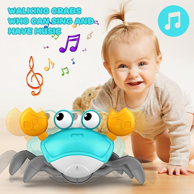 Dancing Musical Crawling Crab Baby Toy