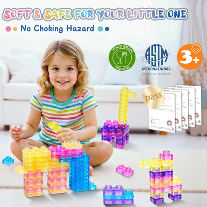 Soft Sensory Building Blocks Set – 40PCS